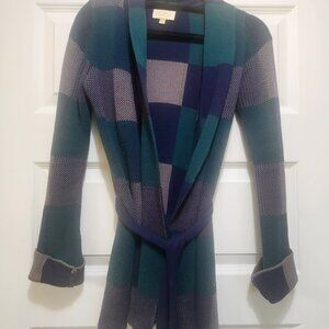 modcloth simply snuggly woodland plain wrap cardigan size xxs